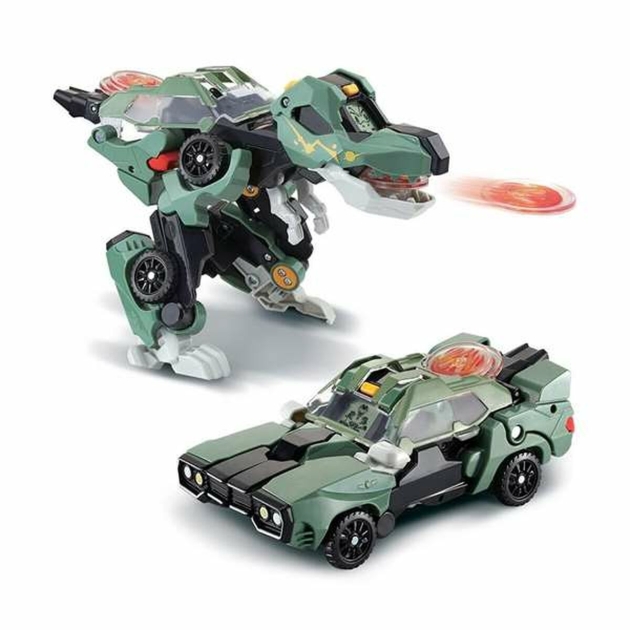 Transformuojamas super robotas Switch Go Dinos Sport T Rex Automobilis Dinozauras 22 x 10 cm Garsas