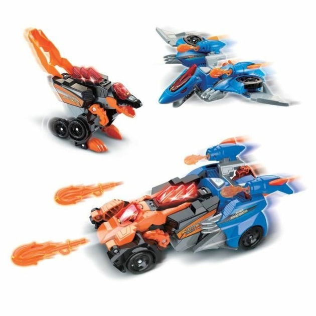 Transformuojamas super robotas Vtech Switch Go Dinos Combo: SUPER SPINO DACTYL 2 IN 1 Dinozauras