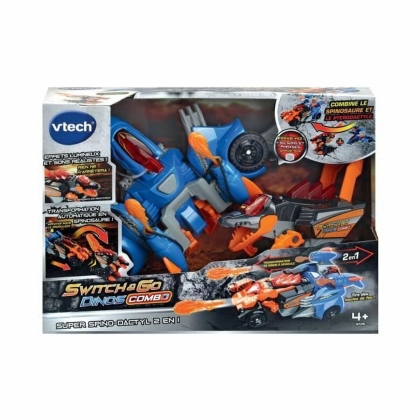 Transformuojamas super robotas Vtech Switch  Go Dinos Combo: SUPER SPINO-DACTYL 2 IN 1 Dinozauras