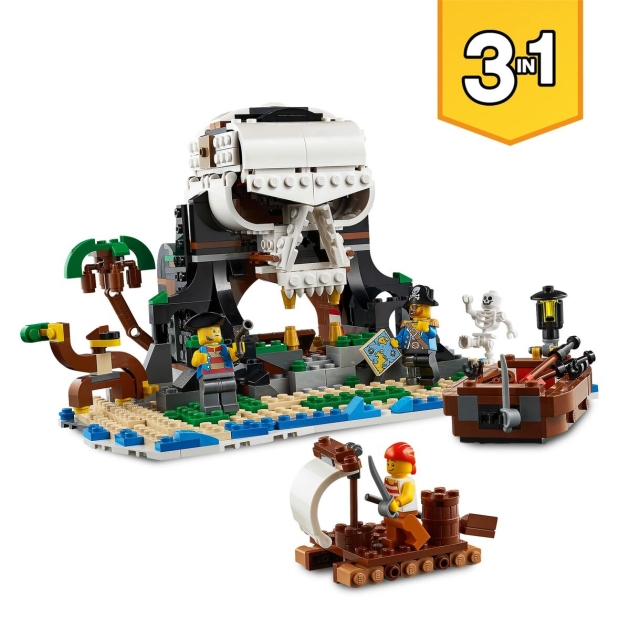 Transporto priemonių žaidimo rinkinys Lego Creator 31109 Pirate Ship 3 viename 1260 Dalys