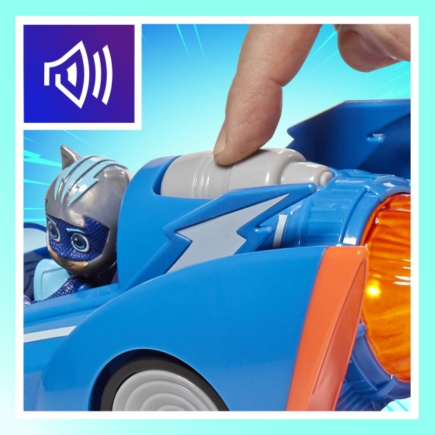 Transporto priemonių žaidimo rinkinys PJ Masks Super Cat Mobile