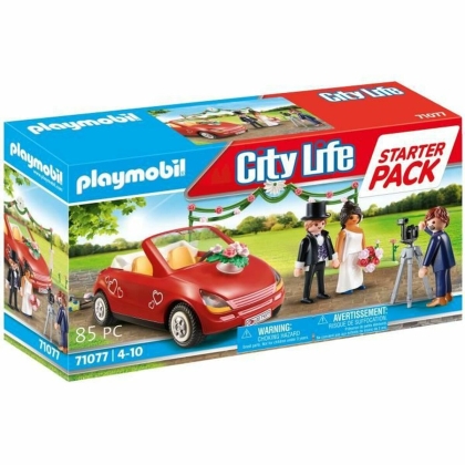 Transporto priemonių žaidimo rinkinys Playmobil 71077 85 Dalys Vestuvės