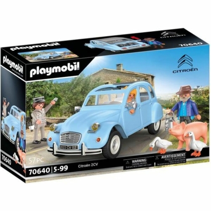 Transporto priemonių žaidimo rinkinys Playmobil Citroen 2CV 70646 Automobilis Mėlyna 57 Dalys