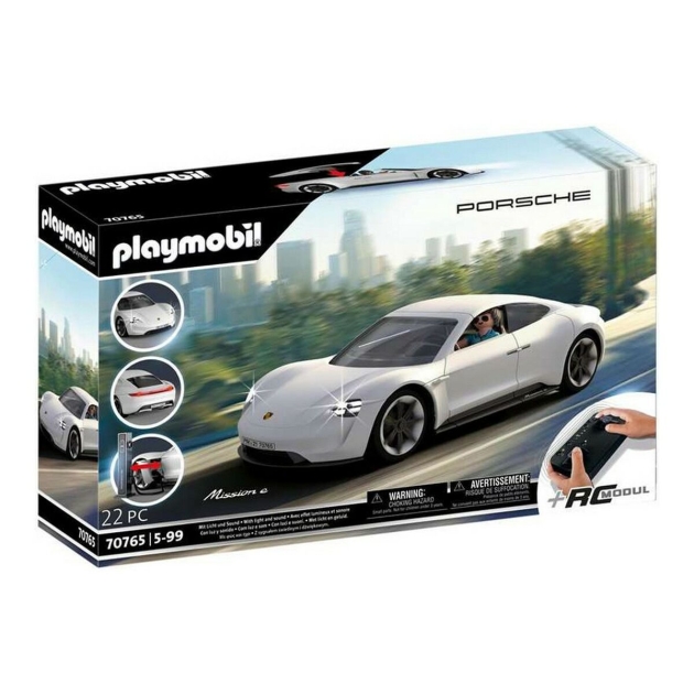 Transporto priemonių žaidimo rinkinys Porsche Mission E Playmobil 70765 - Porsche Mission E 22 Dalys (22 pcs)