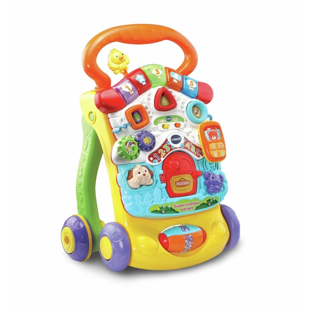 Triratis Vtech Super Trotteur Parlant 2 En 1 Orange (FR) Spalvotas