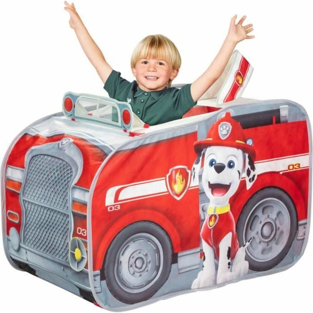 Užmiesčio parduotuvė The Paw Patrol Marcus’ Fire Truck Pop Up Play Tent