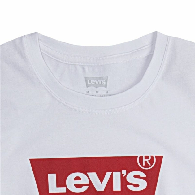 Vaikiška Marškinėliai su trumpomis rankovėmis Levi’s Batwing Logo Balta