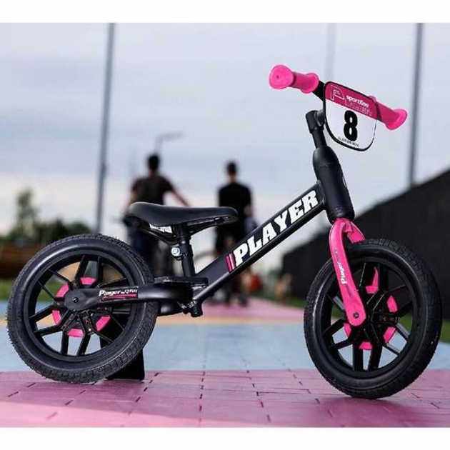 Vaikiškas dviratis New Bike Player Šviesa Rožinė 10″