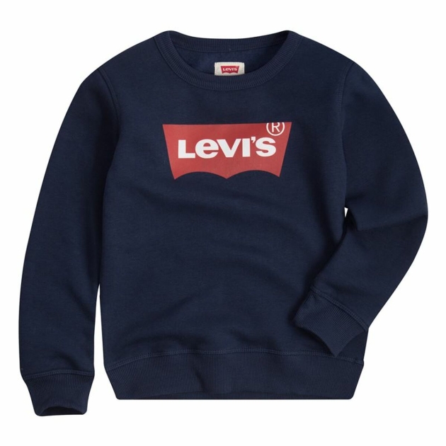 Vaikiškas džemperis be gobtuvo Levi’s 9E9079 C8D Tamsiai mėlyna