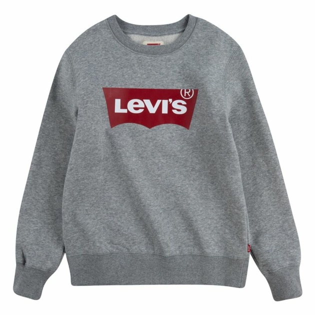 Vaikiškas džemperis be gobtuvo Levi's  Batwing Crewneck  Tamsiai pilka