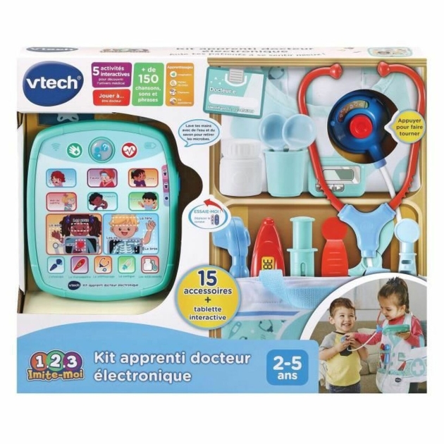 Vaikiškas medicinos rinkinys su priedais Vtech Electronic Doctor Apprentice Kit