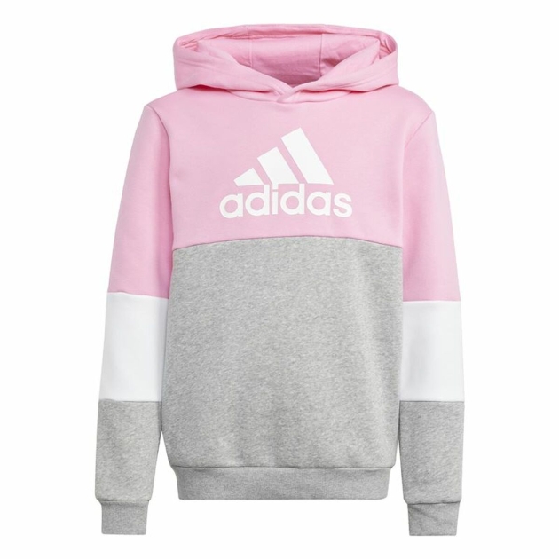 Vaikiškas sportinis kostiumas Adidas Colourblock Rožinė