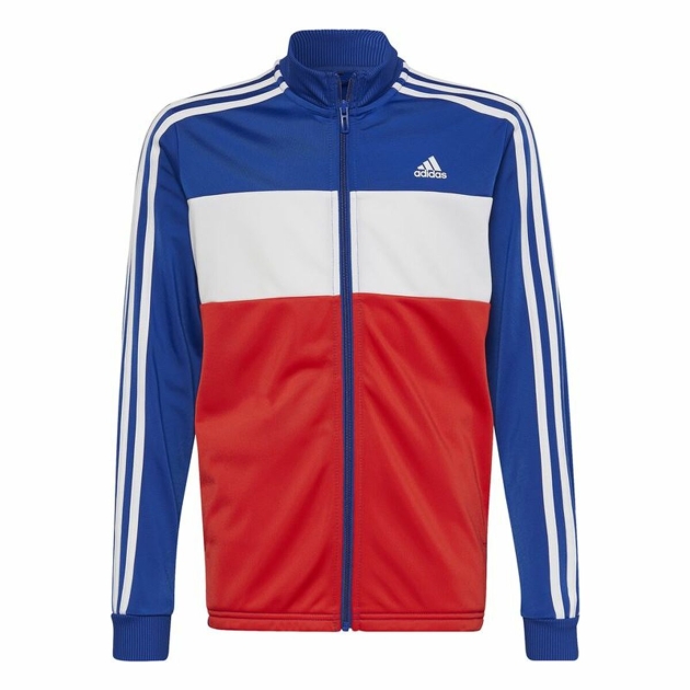 Vaikiškas sportinis kostiumas Adidas Essentials Raudona Mėlyna