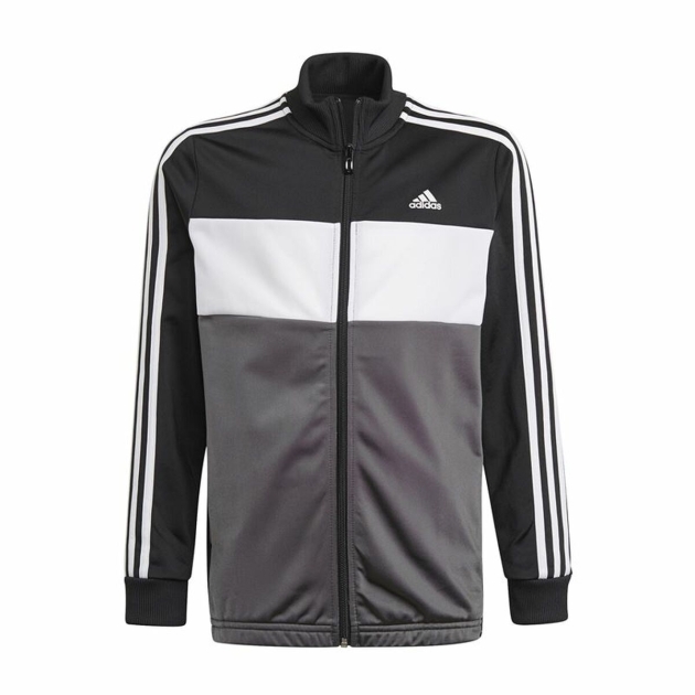 Vaikiškas sportinis kostiumas Adidas Essentials Tiberio Juoda