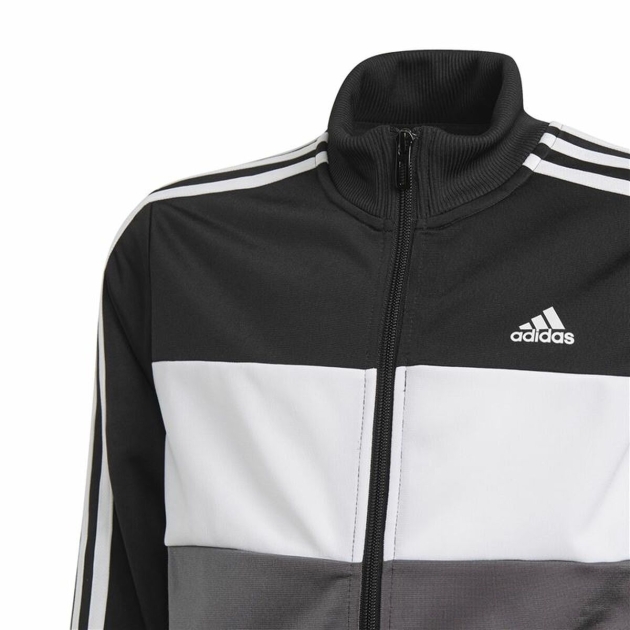 Vaikiškas sportinis kostiumas Adidas Essentials Tiberio Juoda