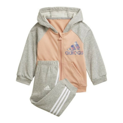 Vaikiškas sportinis kostiumas Adidas Full-Zip Blush Lašišos raudonumo spalva