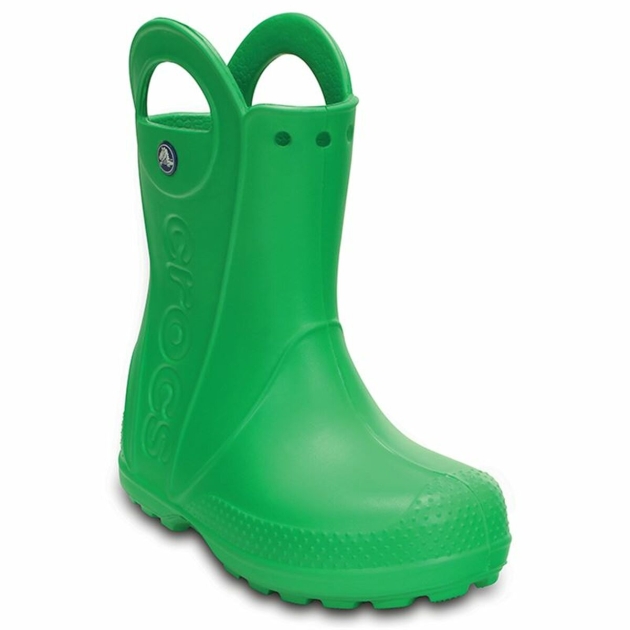 Vaikiški vandens batai Crocs Handle It Rain Žalia