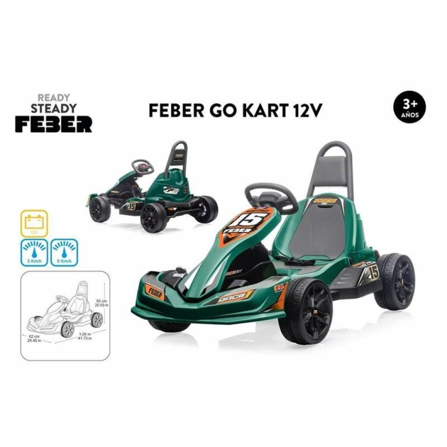 Vaikų elektrinis automobilis Feber Go Kart