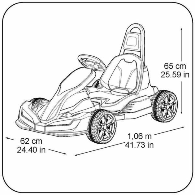 Vaikų elektrinis automobilis Feber Go Kart