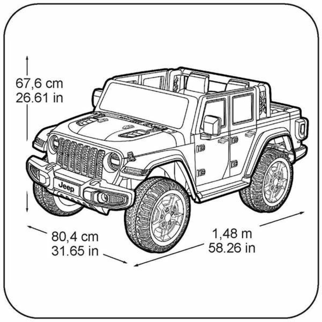 Vaikų elektrinis automobilis Feber Rubicon 12 V Jeep