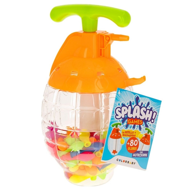 Vandens balionai su siurbliu Colorbaby Splash Užsidarantis 6 vnt.