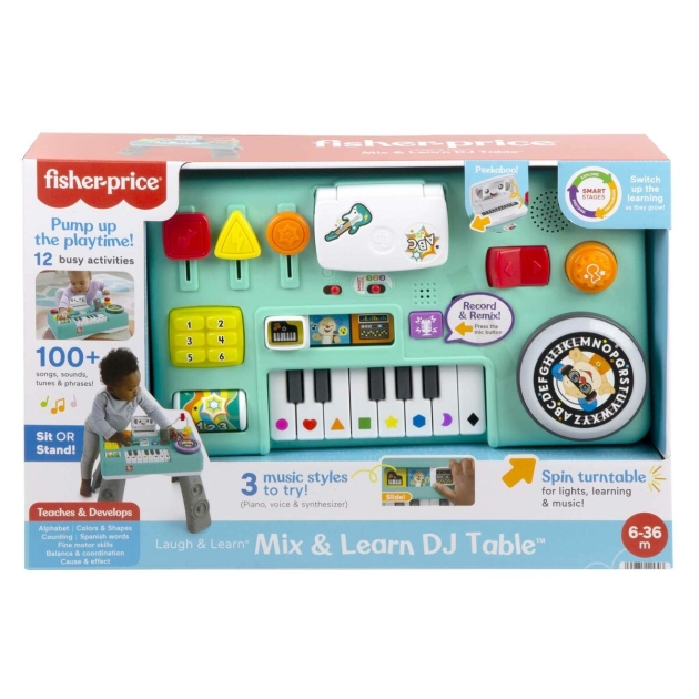 Veiklos centras Fisher Price Mix Learn DJ Table (FR)