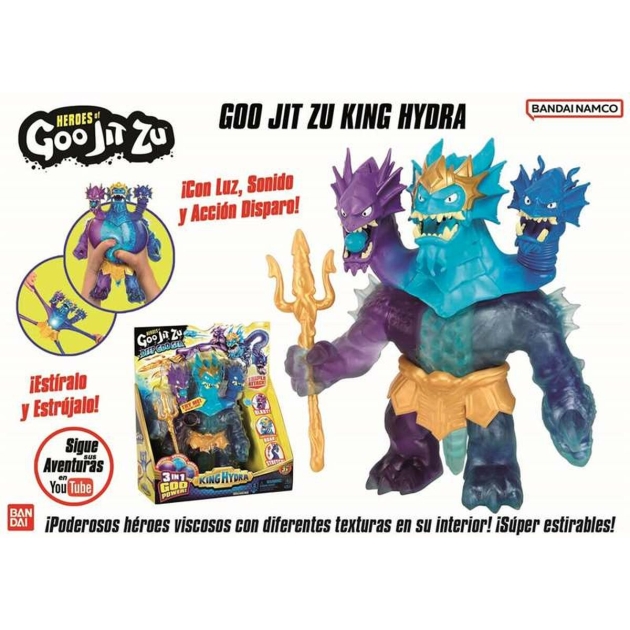 Veiklos rodikliai Bandai Goo Jit Zu King Hydra 25 cm