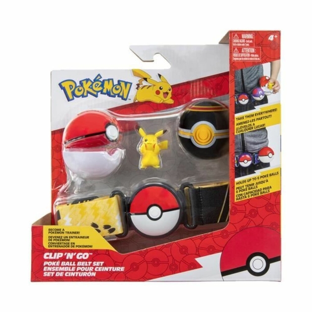 Veiklos rodikliai Bandai Pokémon Clip belt ‘N’ Go Pikachu