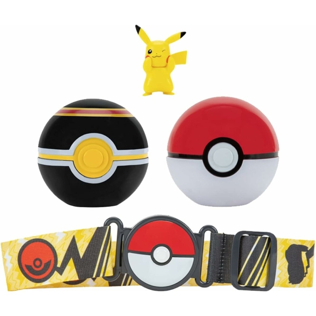 Veiklos rodikliai Bandai Pokémon Clip belt ‘N’ Go Pikachu