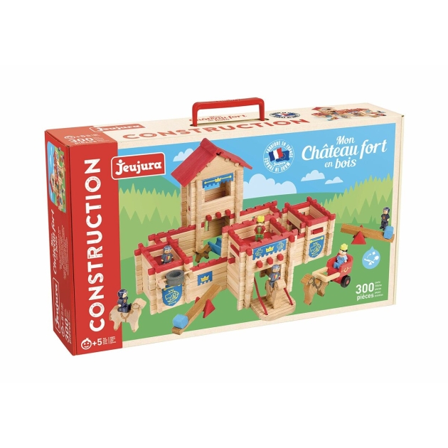 Veiklos rodikliai Jeujura The Wooden Castle Fort 300 Dalys Playset