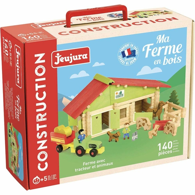 Veiklos rodikliai Jeujura Wooden Farm 140 Dalys Playset