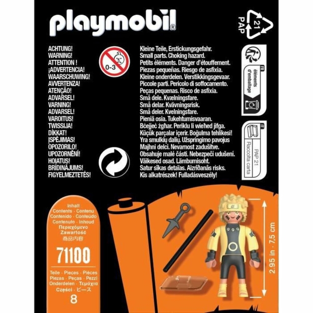 Veiklos rodikliai Playmobil Naruto 8 Dalys