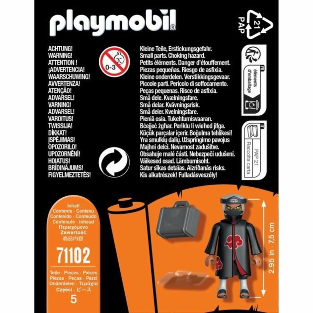 Veiklos rodikliai Playmobil Naruto Shippuden – Kakuzu 71102 5 Dalys