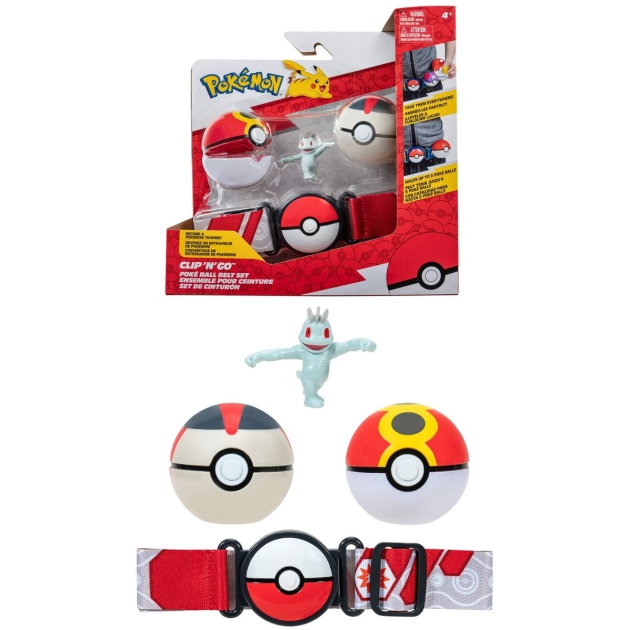 Veiklos rodikliai Pokémon Clip belt ‘N’ Go – Machop 5 cm