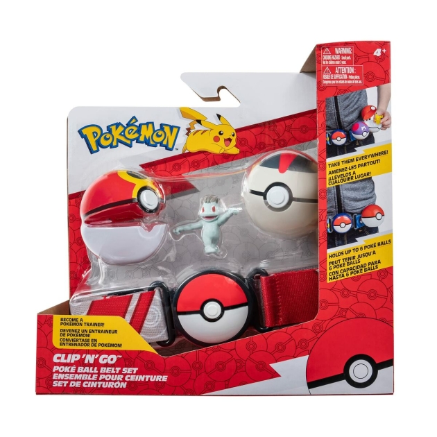 Veiklos rodikliai Pokémon Clip belt ‘N’ Go – Machop 5 cm