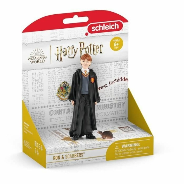 Veiklos rodikliai Schleich Ron Weasley Scabbers Šiuolaikiškas