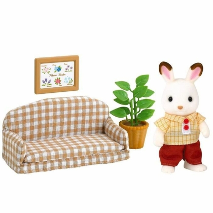 Veiklos rodikliai Sylvanian Families Papa Rabbit Chocolate and Living Room