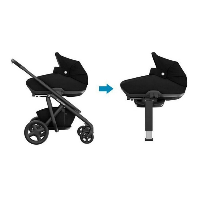 Vežimėlis Maxicosi Jade Carrycot Juoda