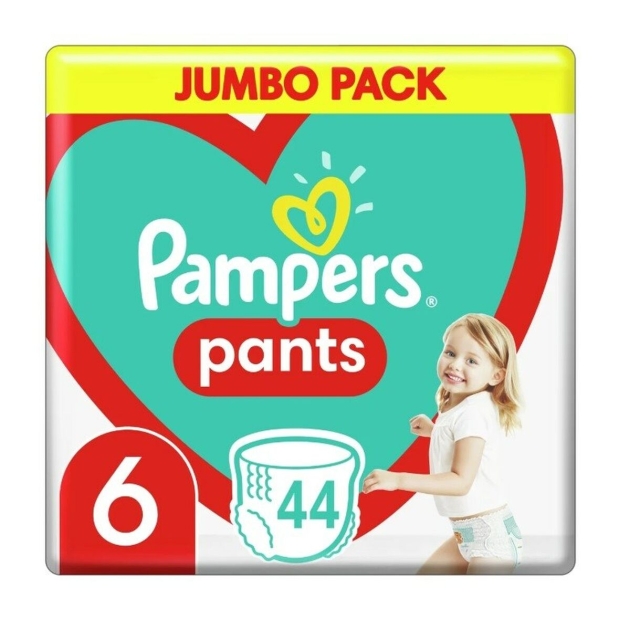 Vienkartinės sauskelnės Pampers   +15 kg 6 (44 Unidades)