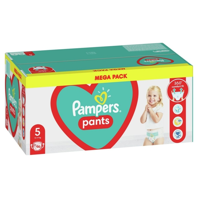 Vienkartinės sauskelnės Pampers 5 (96 vnt.)