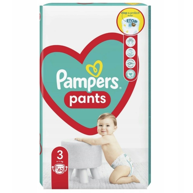 Vienkartinės sauskelnės Pampers 6 11 kg 3