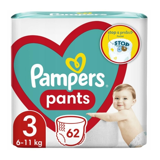 Vienkartinės sauskelnės Pampers   6-11 kg 3