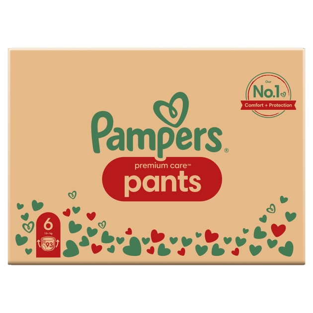 Vienkartinės sauskelnės Pampers Premium 15 25 kg 6 (93 vnt.)