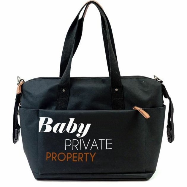 Vystyklų keitimo krepšys Baby on Board Simply duffle Juoda