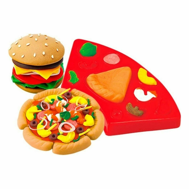 Žaidimas iš plastilino Colorbaby Burger Sandwich Spalvotas (19 Dalys)