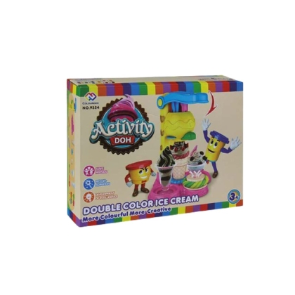 Žaidimas iš plastilino Jugatoys Double Color Ice Cream