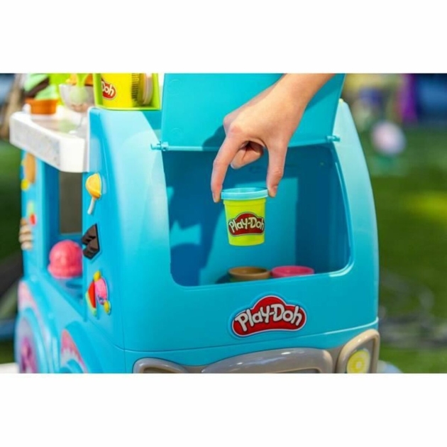 Žaidimas iš plastilino Play Doh Giant Ice Cream Truck 25 Dalys Ledai