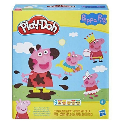 Žaidimas iš plastilino Play-Doh Hasbro Peppa Pig Stylin Set