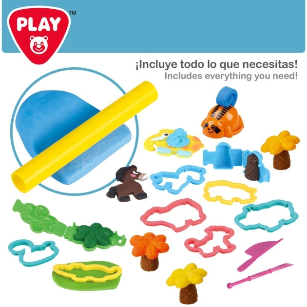 Žaidimas iš plastilino PlayGo Sala (6 vnt.)