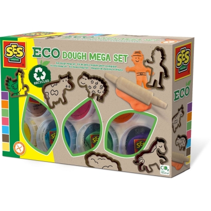 Žaidimas iš plastilino SES Creative Eco Be glitimo